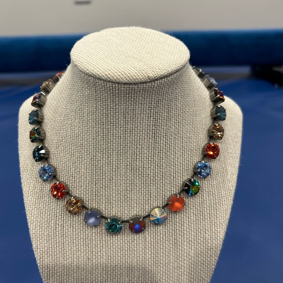 Sabika Jewelry - Sabika Vibrant Crystal Necklace